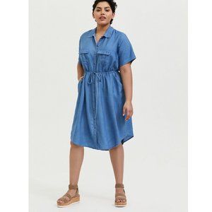 NWT Torrid Size 1 Denim Dress